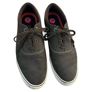 Levi’s Brown Ethan Perforated Wax Sneakers Size 11